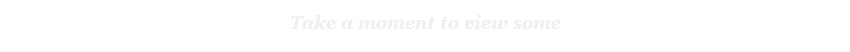 Take a moment to view some